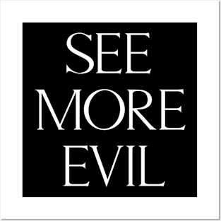 See More Evil Logo Posters and Art